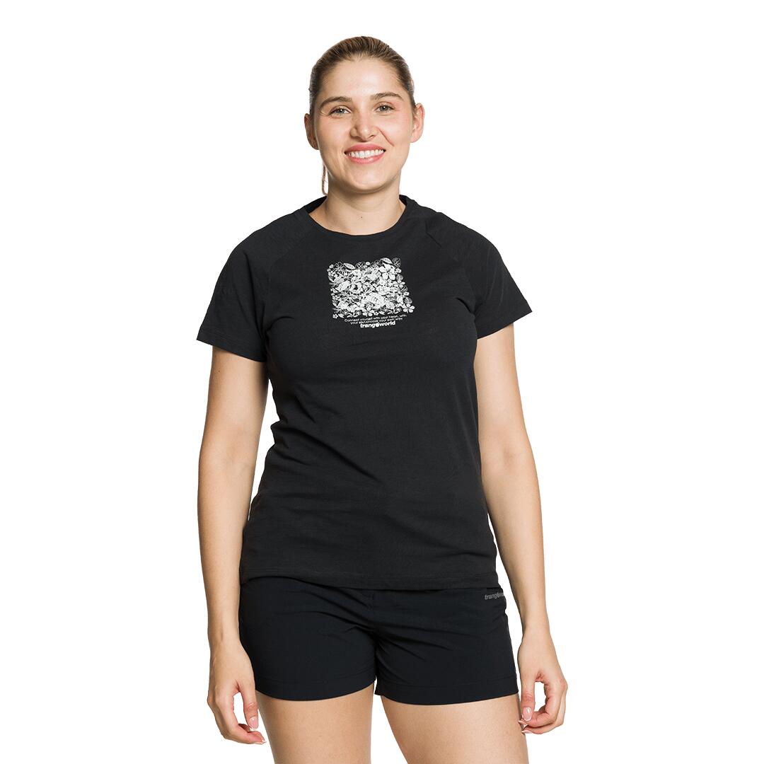 Camiseta para Mujer Trangoworld Cobden Negro 2/4