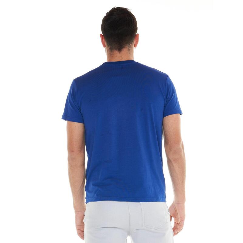Tricou bărbătesc simplu cu logo mare