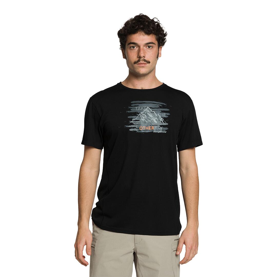 Camiseta para Hombre Trangoworld Arvieux Negro 2/4