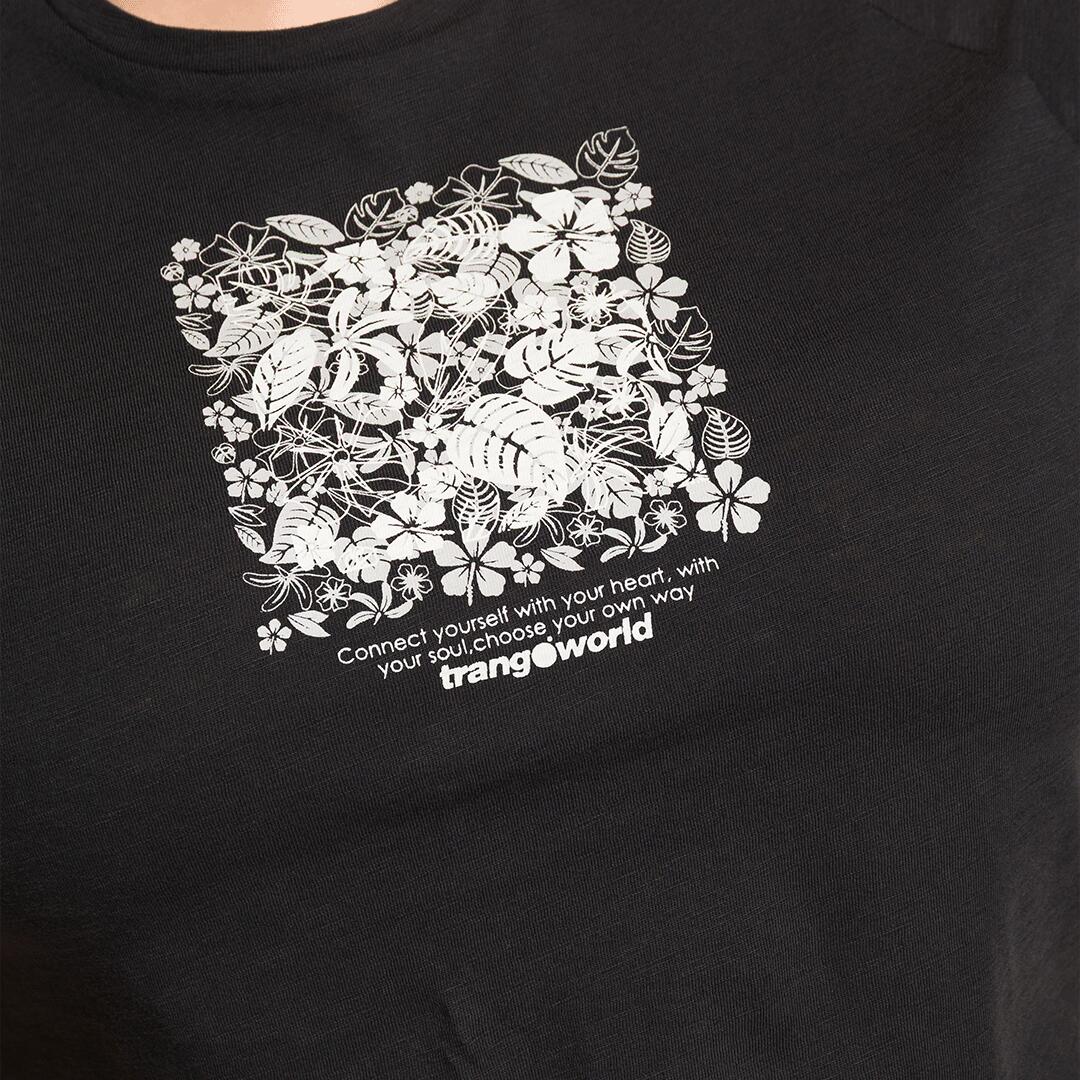Camiseta para Mujer Trangoworld Cobden Negro 4/4