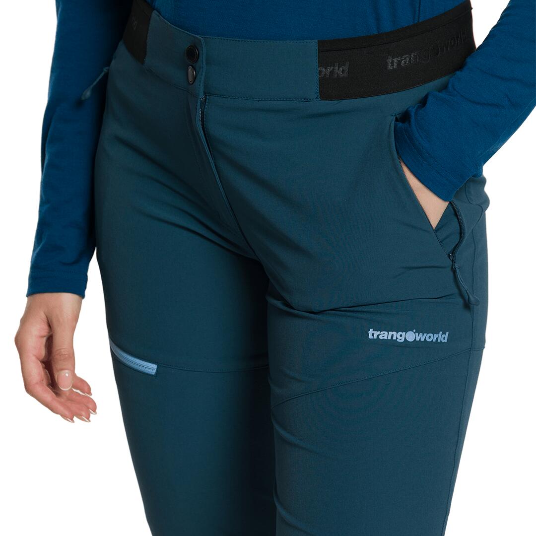 Pantalón para Mujer Trangoworld Balmaz df Azul 3/4