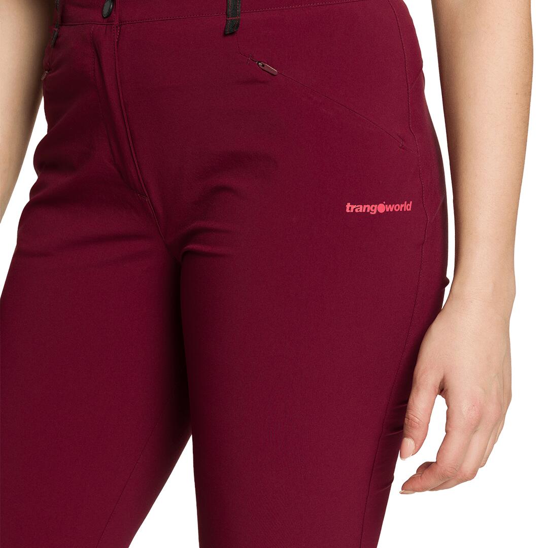 Pantalón para Mujer Trangoworld Bacalar Rojo 4/5