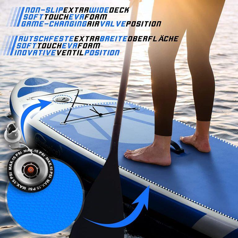 Nafukovací standup paddleboard Physionics 7/7