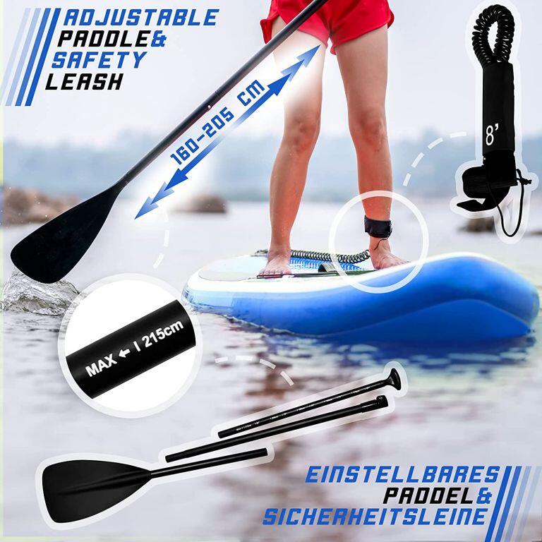 Nafukovací standup paddleboard Physionics 4/7