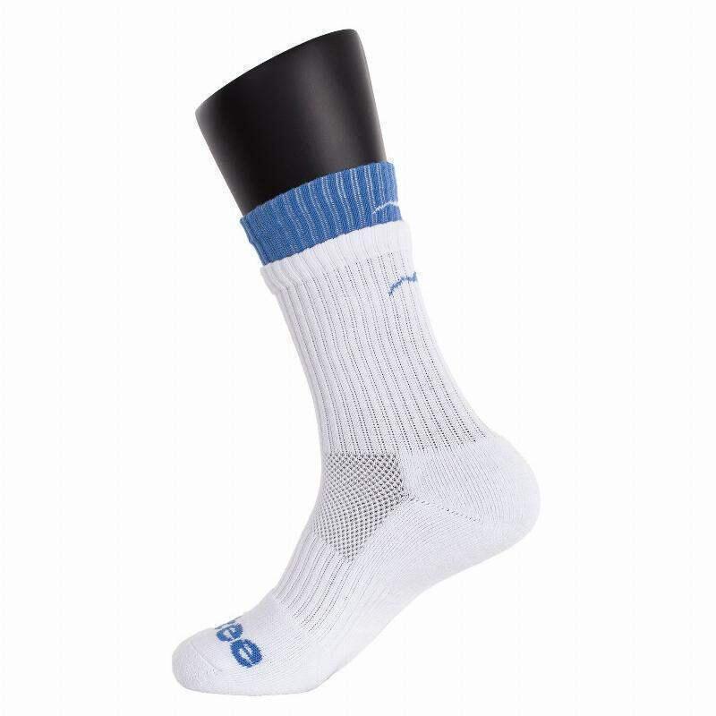 Zokni Softee Doble Blanco/Marino 35-38
