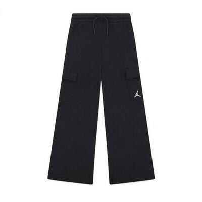 JORDAN PANTALONE DI TUTA WJ BRKN CARGO JR 45F143 023 BLACK