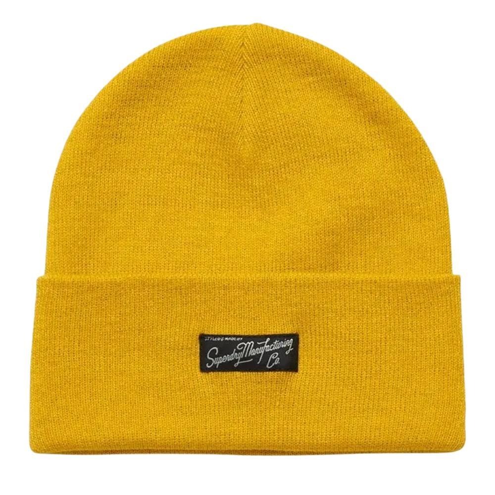Superdry Vintage Classic Unisex Yellow Beanie Hat