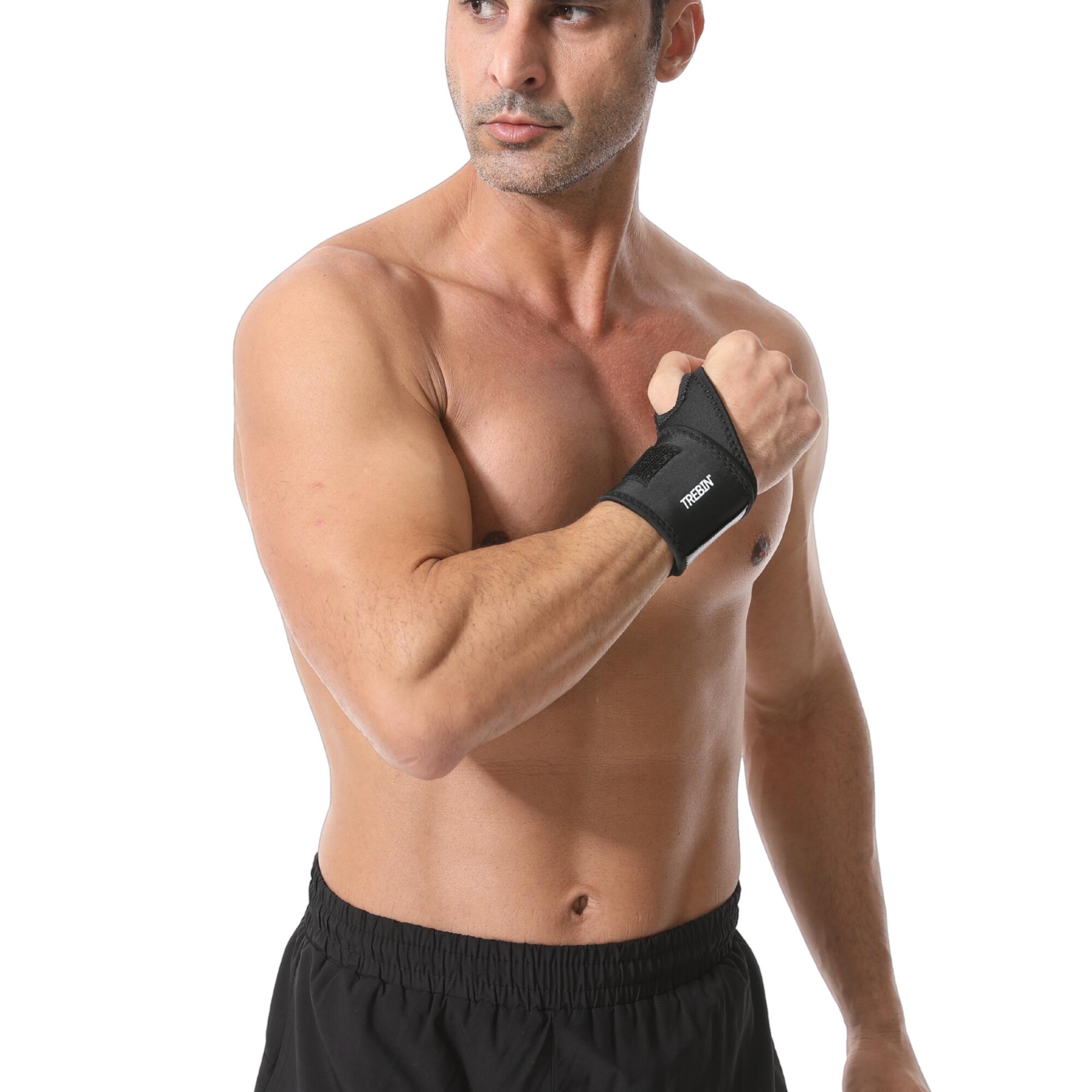 Orthèse de Poignet Robuste – Soutien & Compression – Noir 4/7