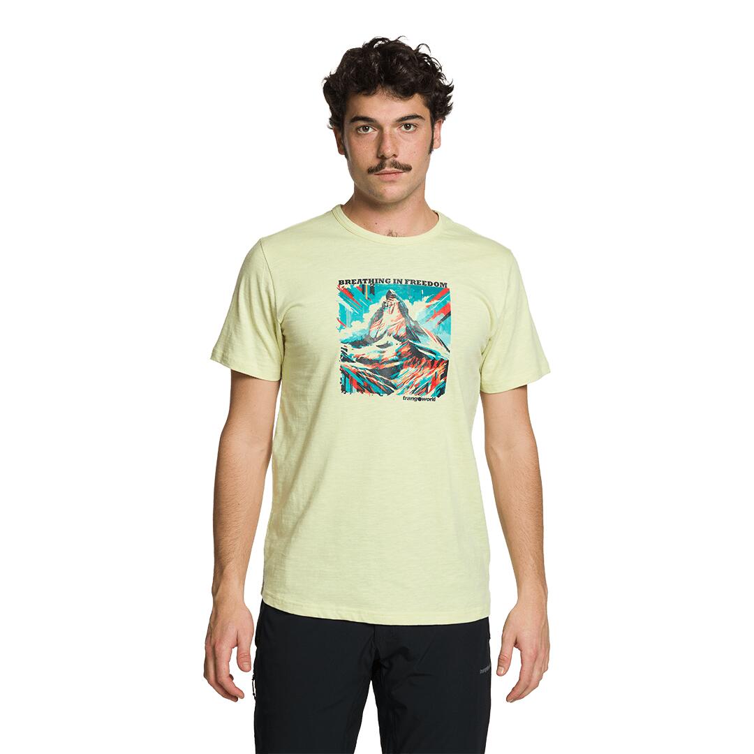 Camiseta para Hombre Trangoworld Warnick Amarillo 2/4