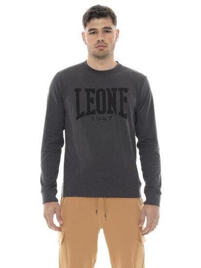 T-shirt homme manches longues en coton Leone Basic