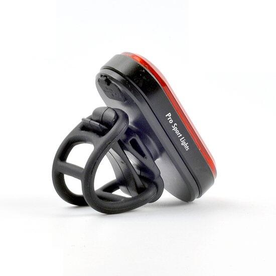 Feu Arrière Vélo Bicolore LED Rouge/blanc – Recharge USB, 45 G, Compact, Pour VTT/route, Montage Facile