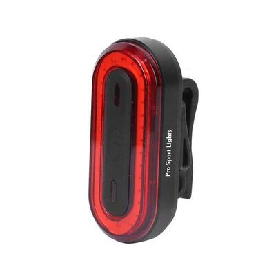 Rood achterlicht 100 lumen usb oplaadbaar led fietsverlichting