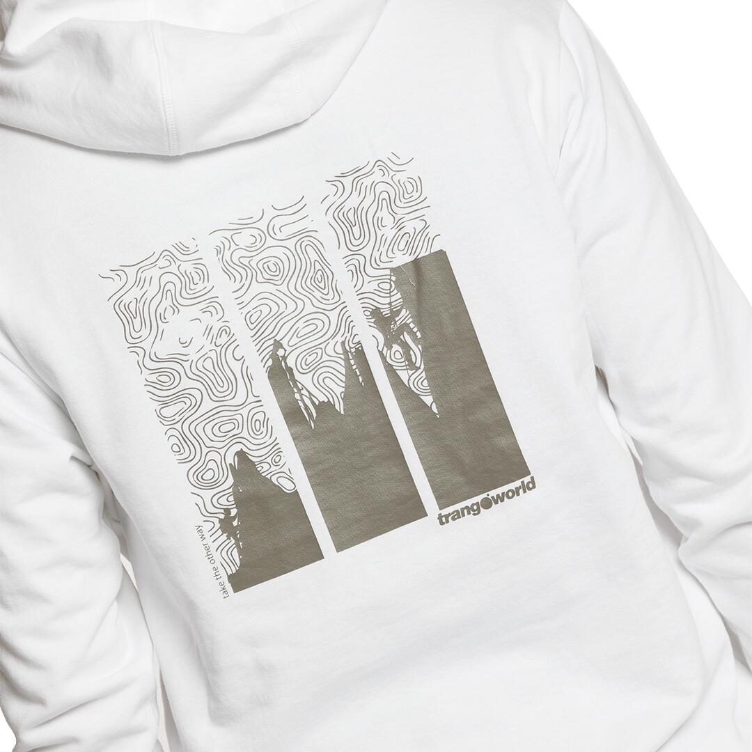 Sudadera para Hombre Trangoworld Meppel Blanco 4/5