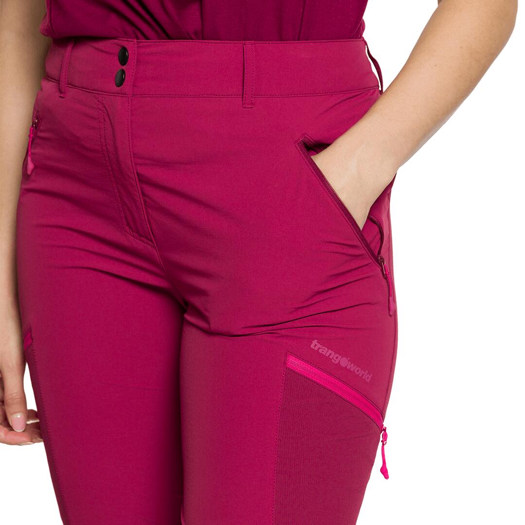 Pantalón para Mujer Trangoworld Malaren df Rojo 4/6