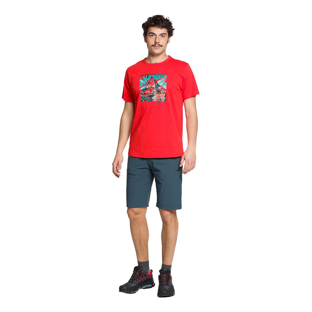 Camiseta para Hombre Trangoworld Warnick Rojo 5/5
