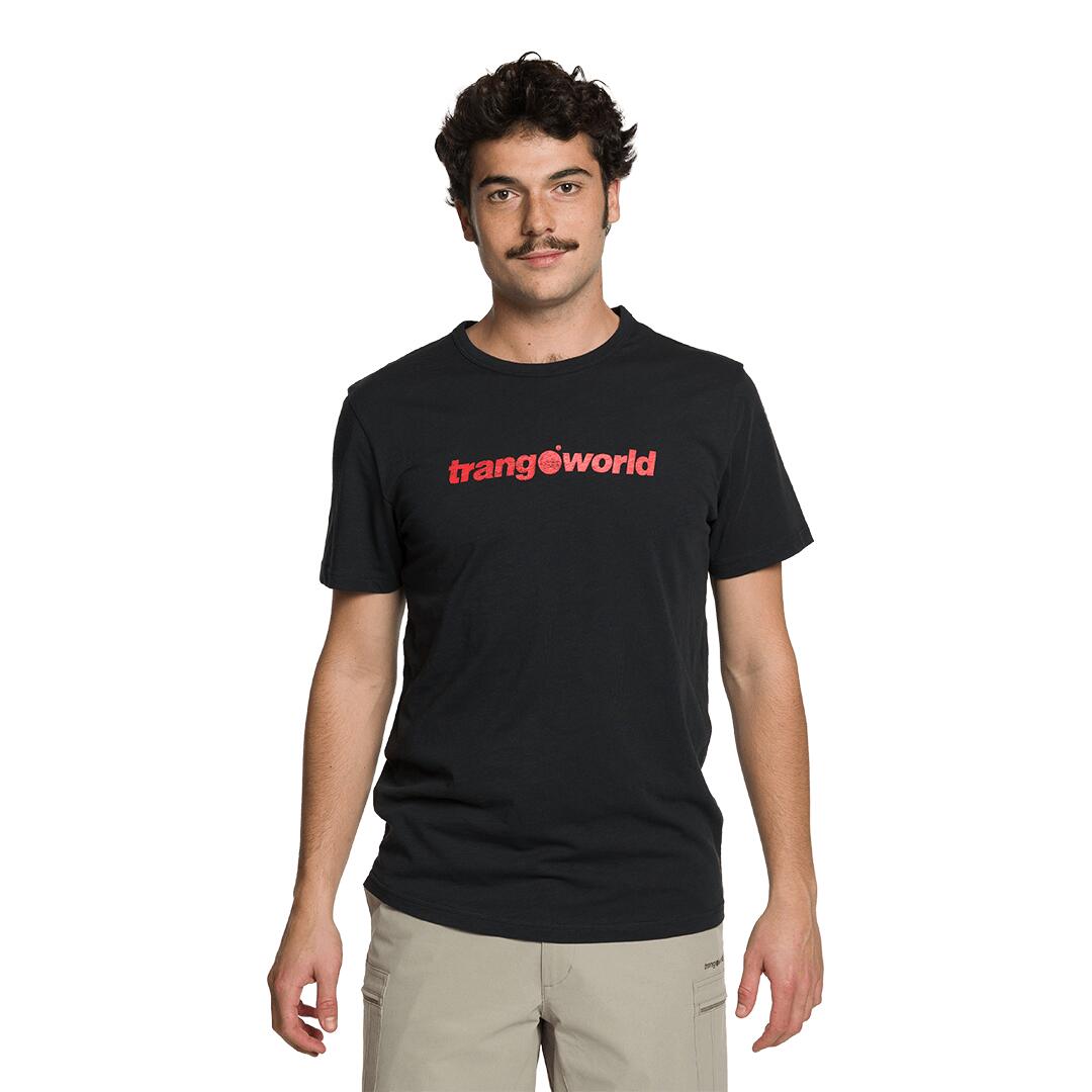 Camiseta para Hombre Trangoworld Duero df Negro/Rojo 2/4