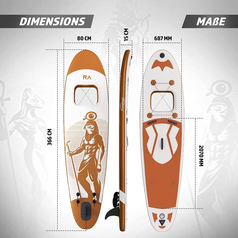 Nafukovací standup paddleboard Physionics 5/7