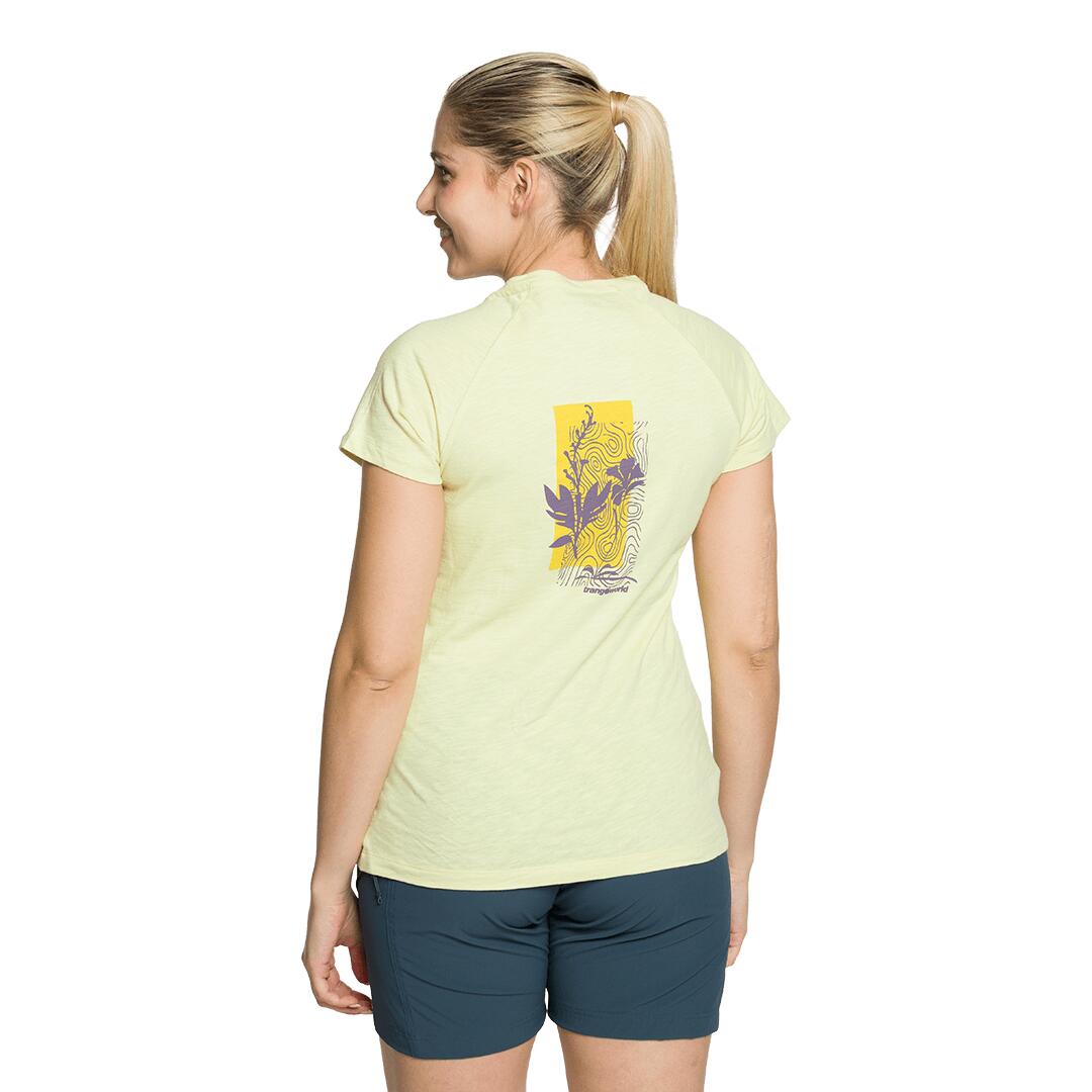Camiseta para Mujer Trangoworld Wakool Amarillo 3/5