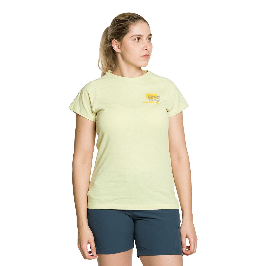 Camiseta para Mujer Trangoworld Wakool Amarillo 2/5