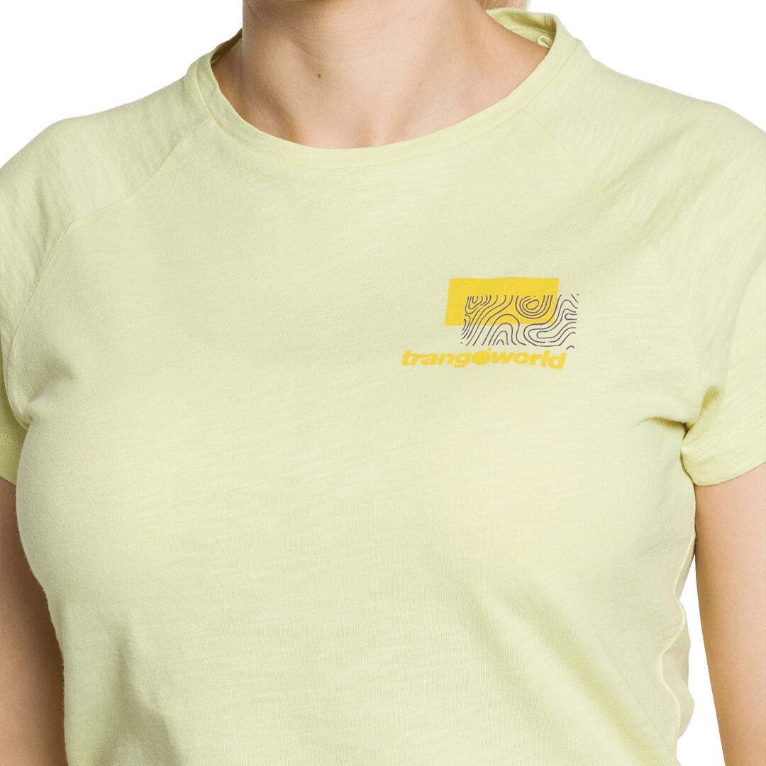 Camiseta para Mujer Trangoworld Wakool Amarillo 5/5