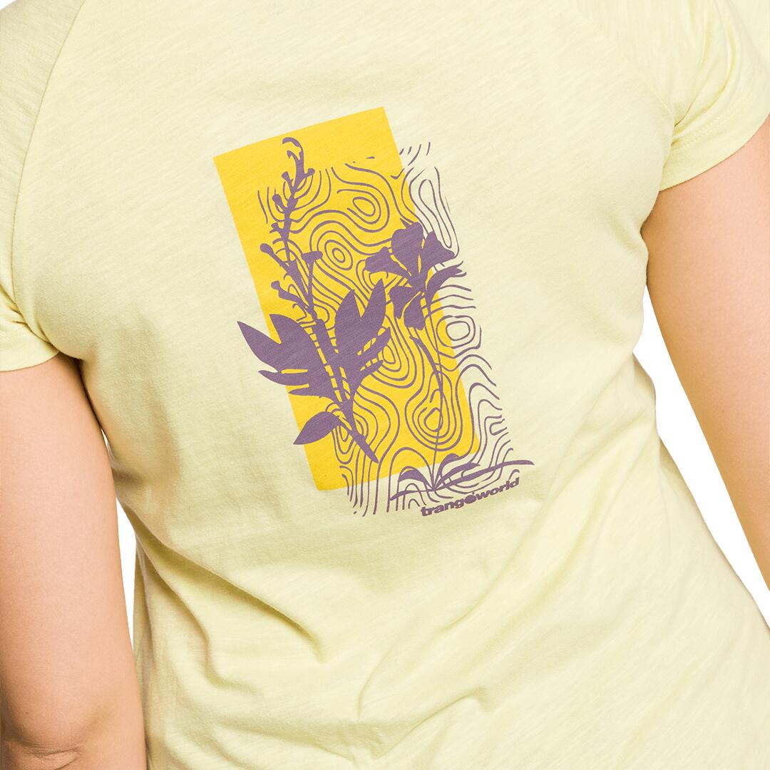 Camiseta para Mujer Trangoworld Wakool Amarillo 4/5