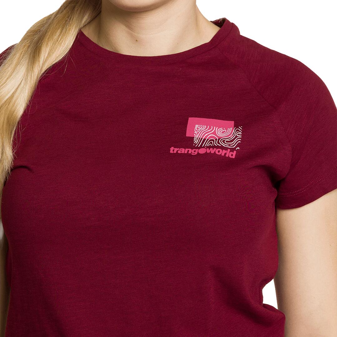 Camiseta para Mujer Trangoworld Wakool Rojo 5/6