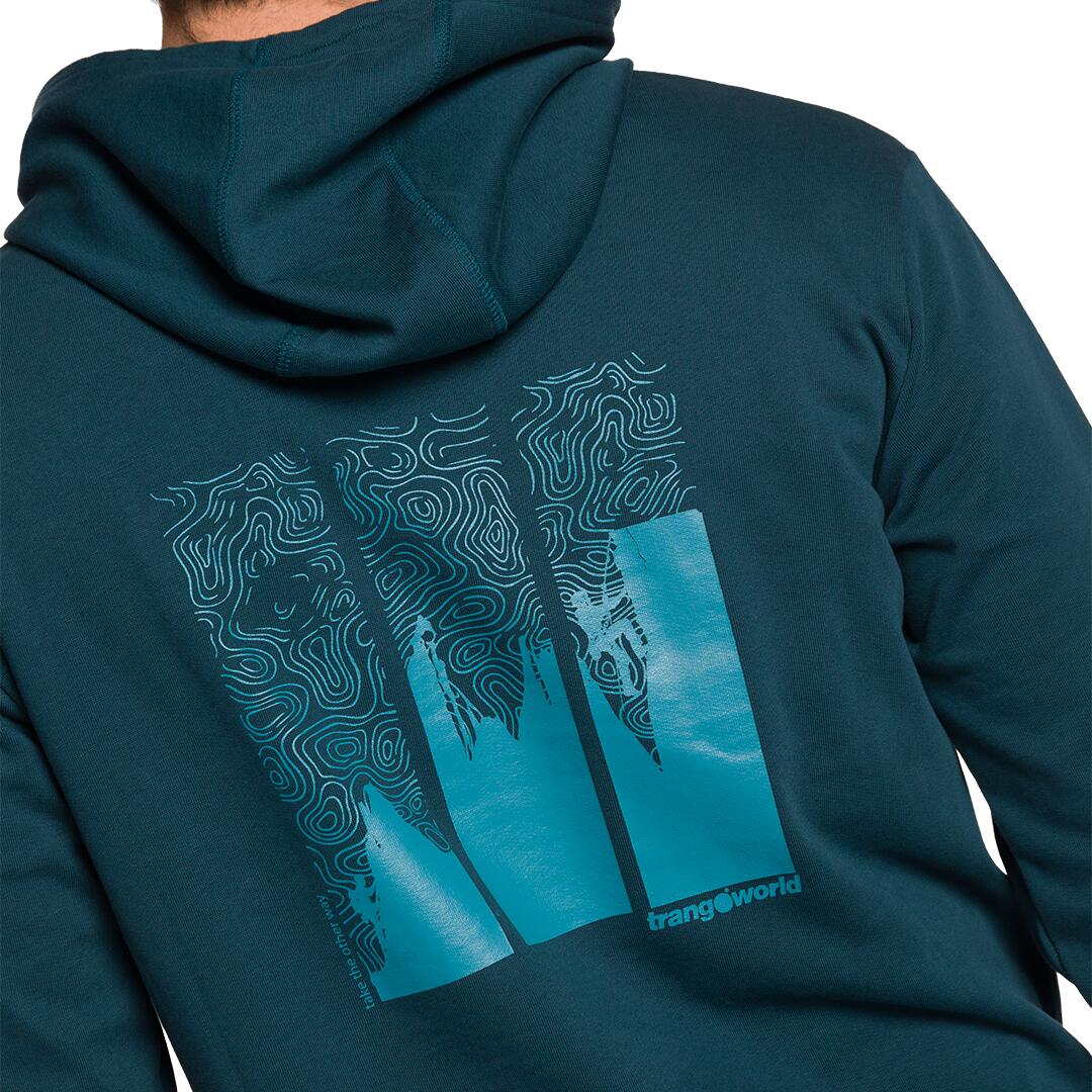 Sudadera para Hombre Trangoworld Meppel Azul 3/4