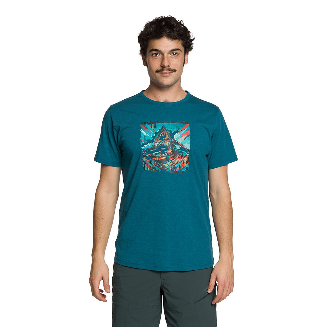 Camiseta para Hombre Trangoworld Warnick Azul 2/4