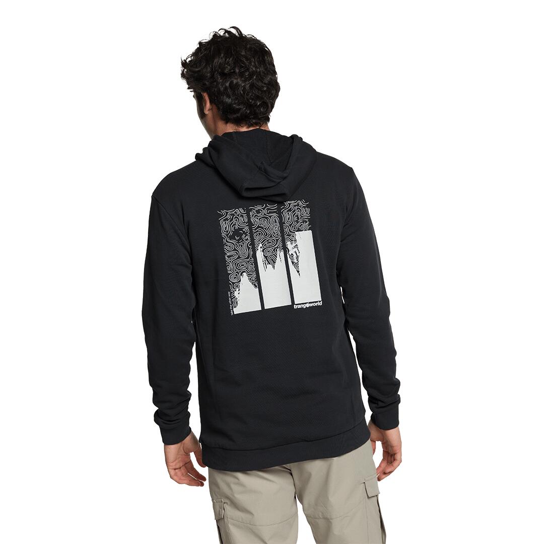 Sudadera para Hombre Trangoworld Meppel Negro 3/5