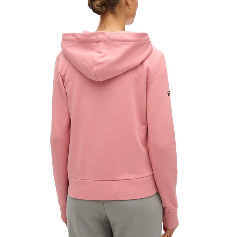 Sudadera con Capucha y Cremallera Lisa Rose para Mujer Superdry 2/2