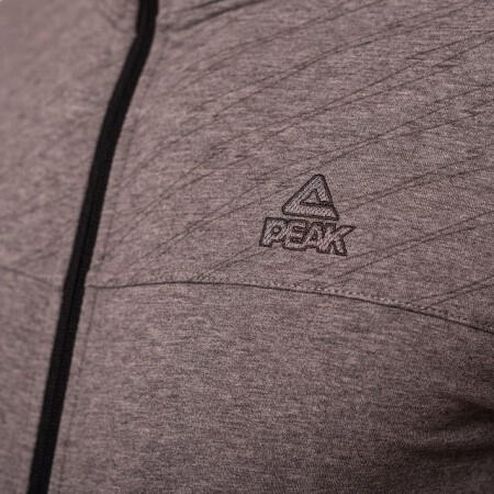 Bluza cu fermoar PEAK Crew Gri deschis