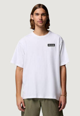 Crop top t-shirt csc™ heavyweight iconic tee heren wit