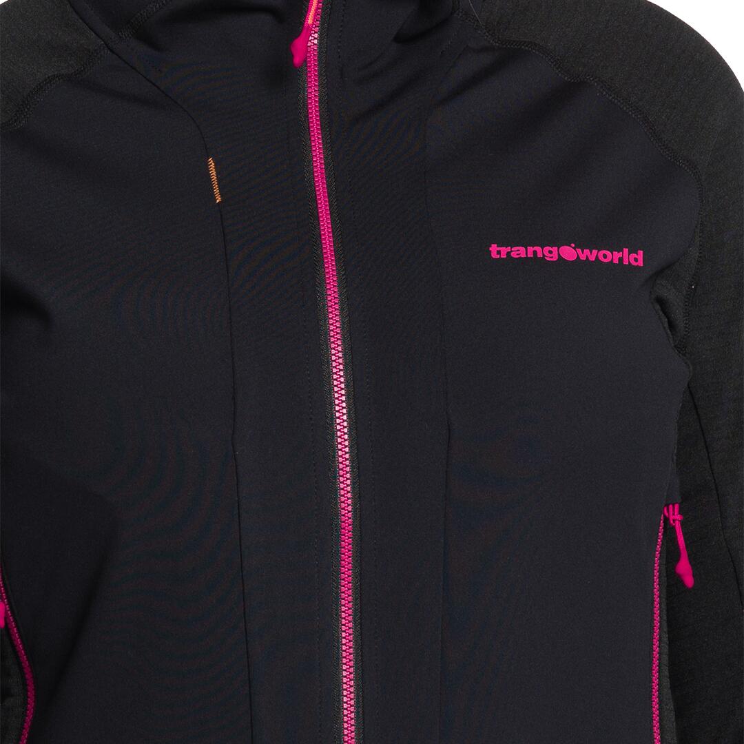 Chaqueta para Mujer Trangoworld Marle Negro 4/6