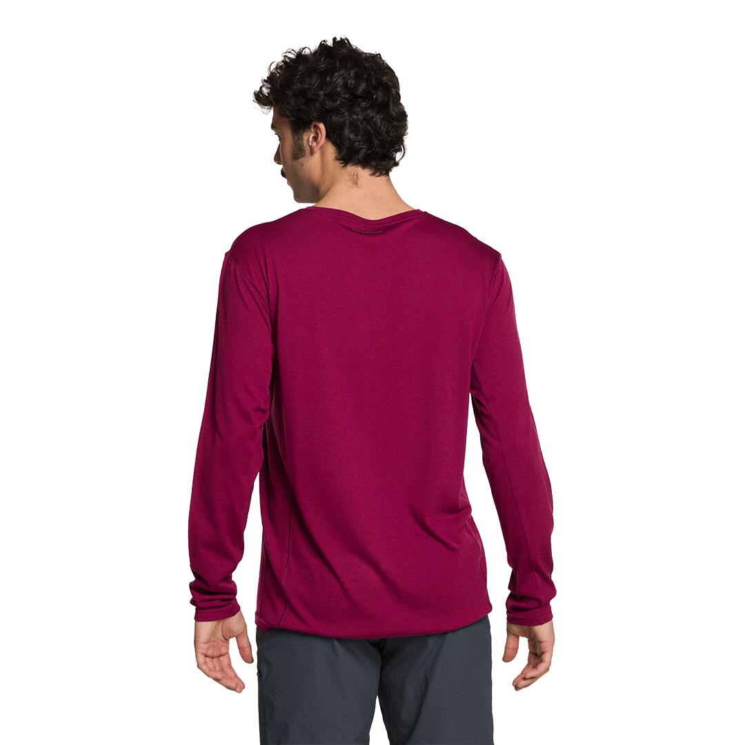 Camiseta manga larga para Hombre Trangoworld Agile Rojo 3/4