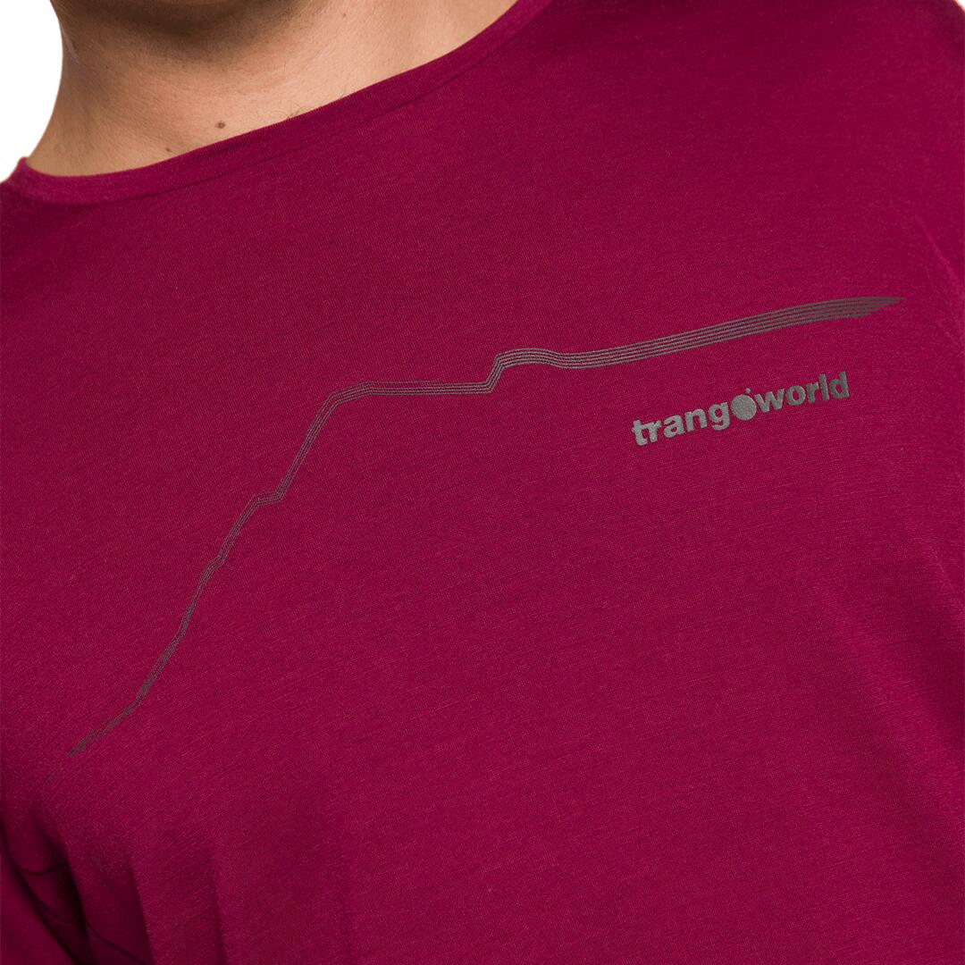 Camiseta manga larga para Hombre Trangoworld Agile Rojo 4/4