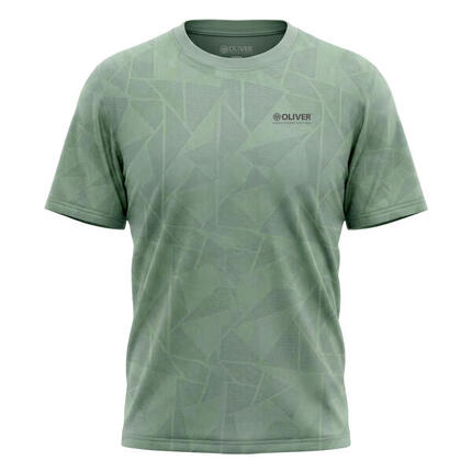 Herren Basic Funktionsshirt MC-COOL atmungsaktiv Sport T-Shirt Olivgrün