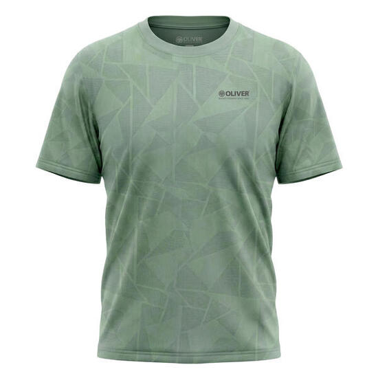 Herren Basic Funktionsshirt MC-COOL atmungsaktiv Sport T-Shirt Olivgrün