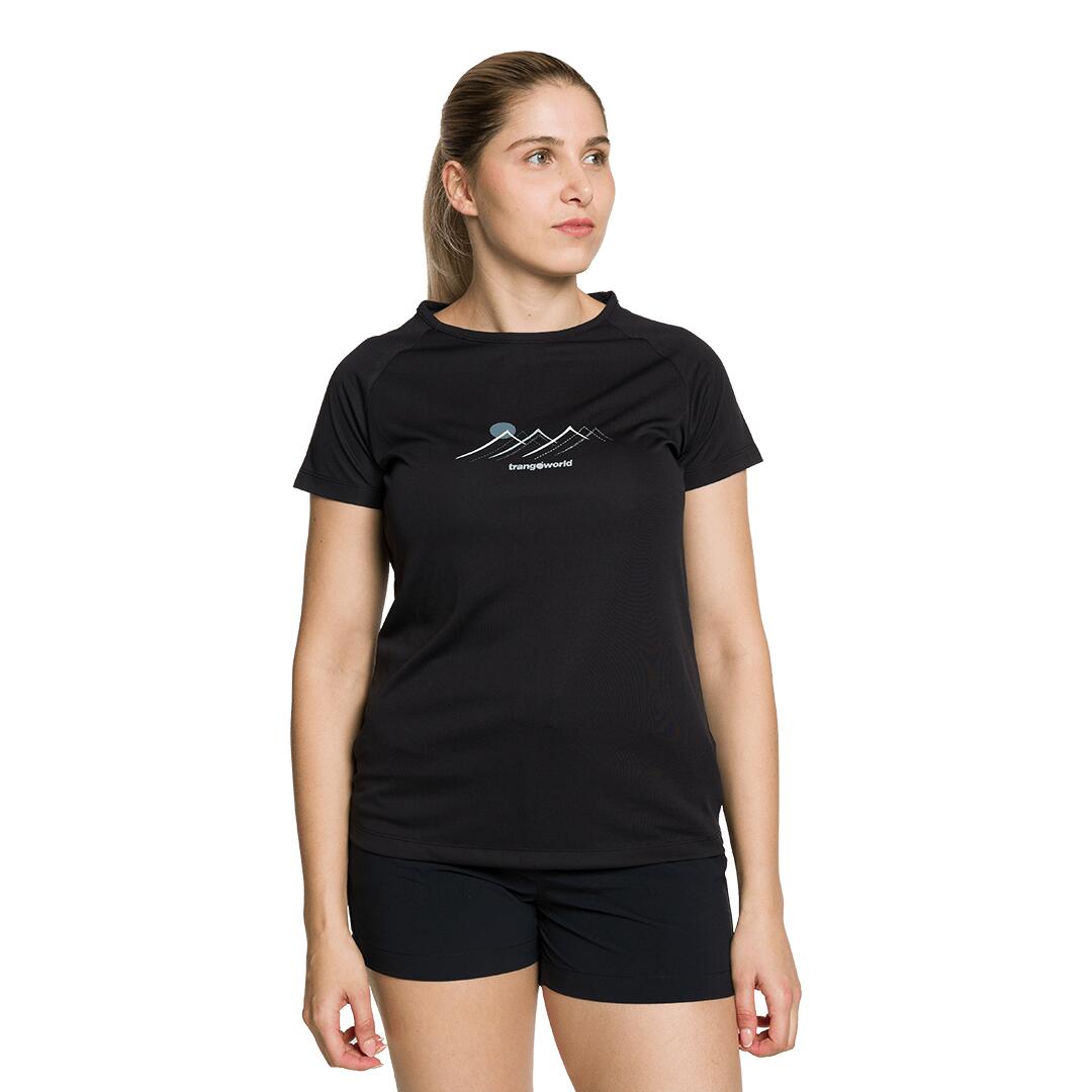 Camiseta para Mujer Trangoworld Mudgee Negro 2/4