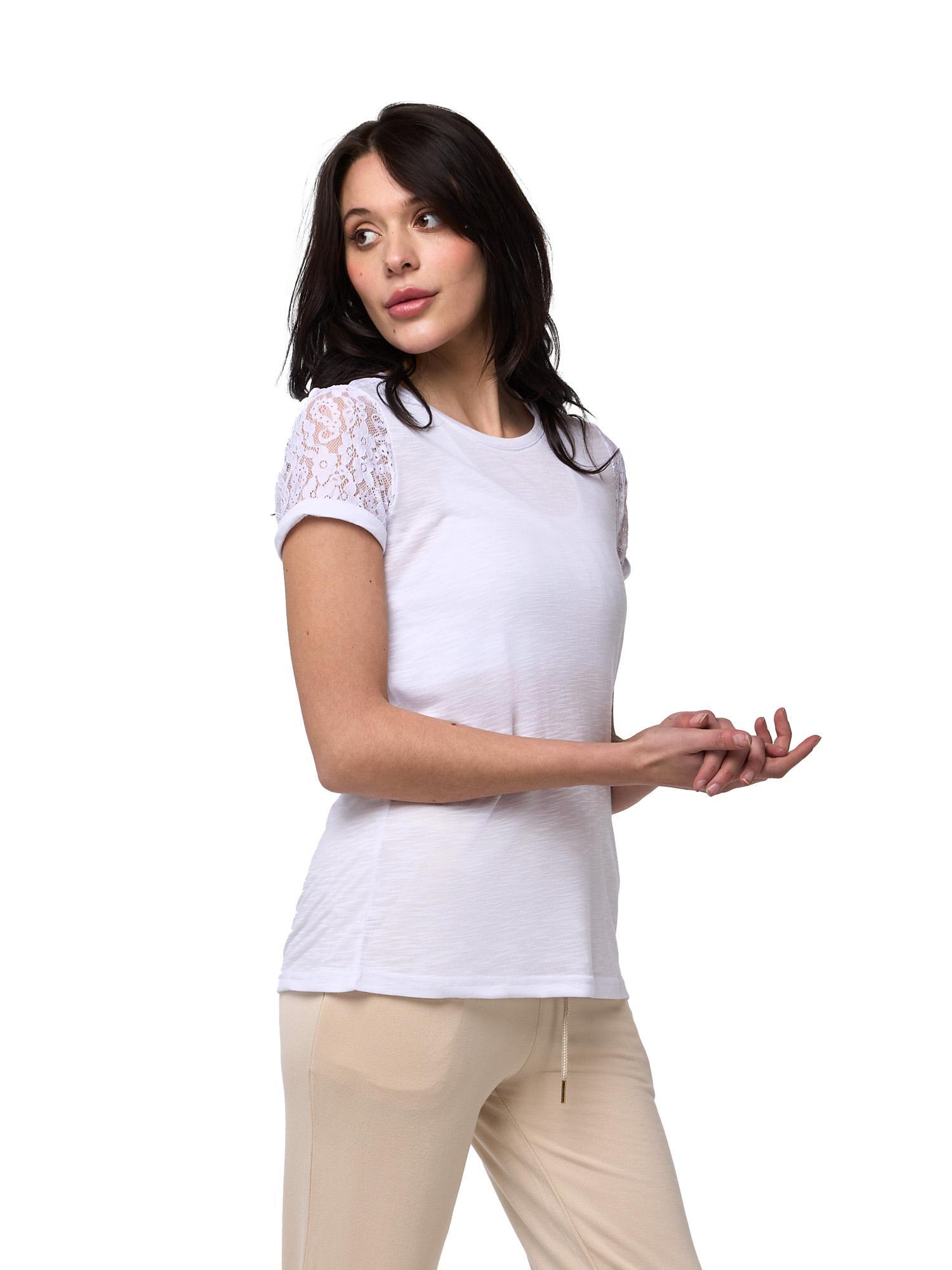 T-shirt manches courtes femme Leone Lace 3/8