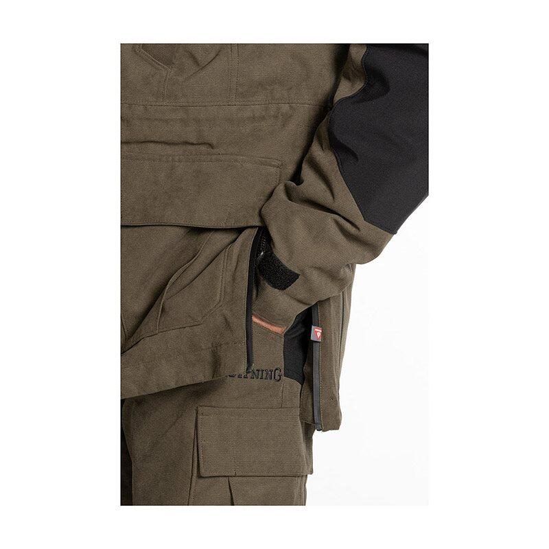 Chaqueta de caza impermeable transpirable Hombre - XPO PRO RF verde 3/7