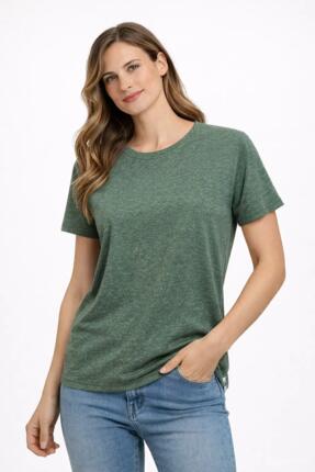 Wander- und Freizeitshirt Brita Hemp-Mix Damen Strapazierfähig Atmungsaktiv
