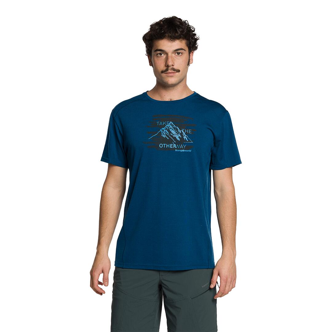 Camiseta para Hombre Trangoworld Arvieux Azul 2/4