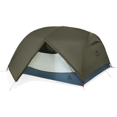 Msr hubba hubba hd 3-persoons backpacktent - groen