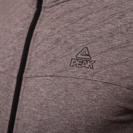 Bluza cu fermoar PEAK Crew Gri deschis