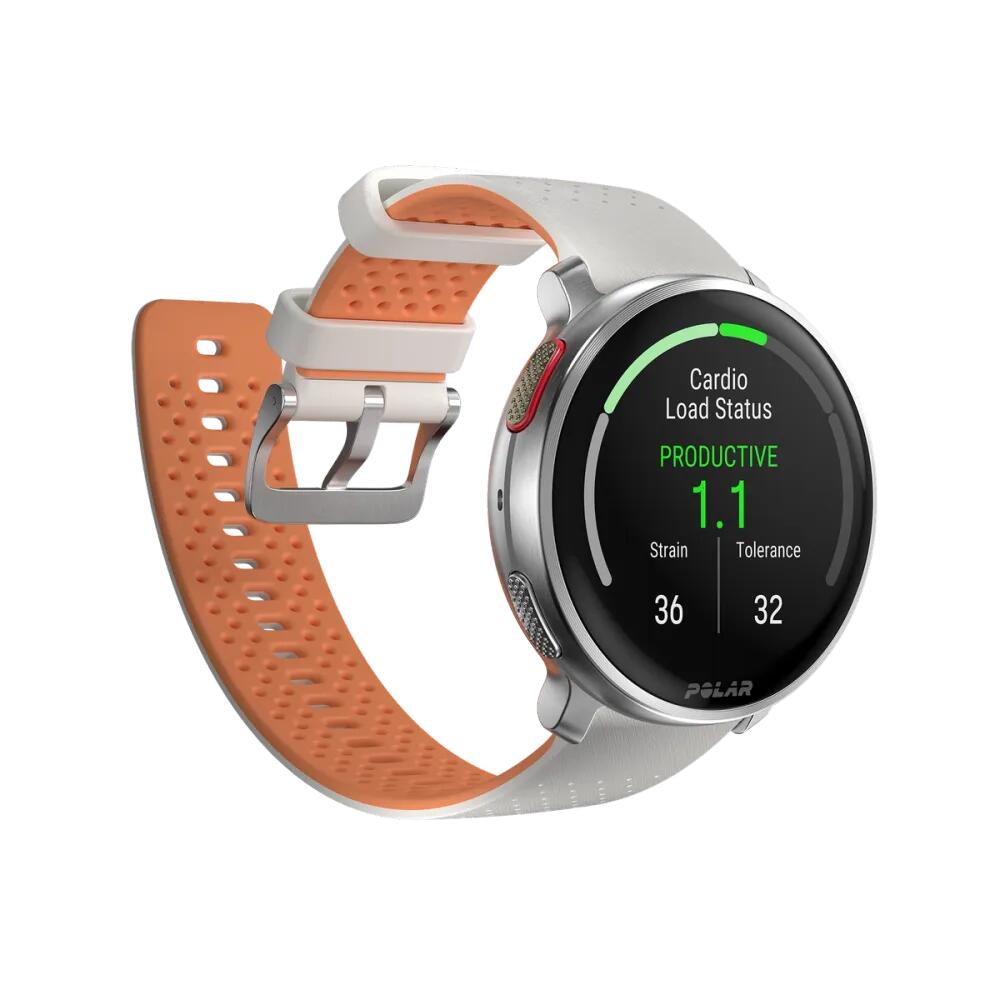 Premium Multisportuhr - GPS, Karten, SpO2, EKG - Vantage V3 Weiß-Aprikose 5/7
