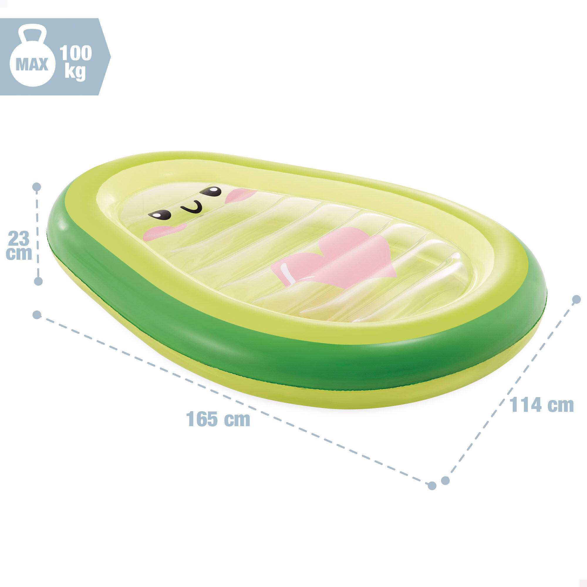 INTEX Colchoneta hinchable aguacate 4/7