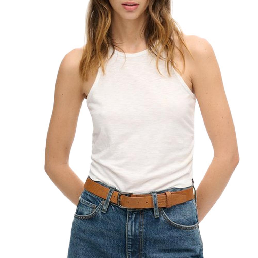 Superdry Women's Ruched Vest Top White