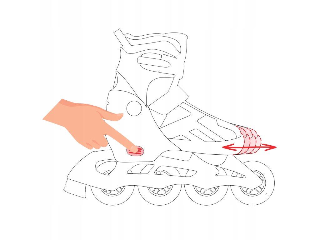 Patins à roulettes ajustables Torch Noir 6/7