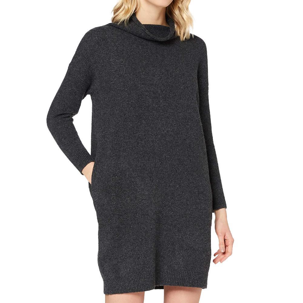 Superdry Women's Isabella Funnel Neck Black Dress