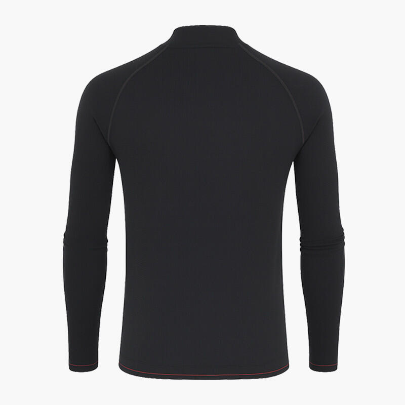 Haut technique Artic merinos Anthracite/ Rouge 3/4